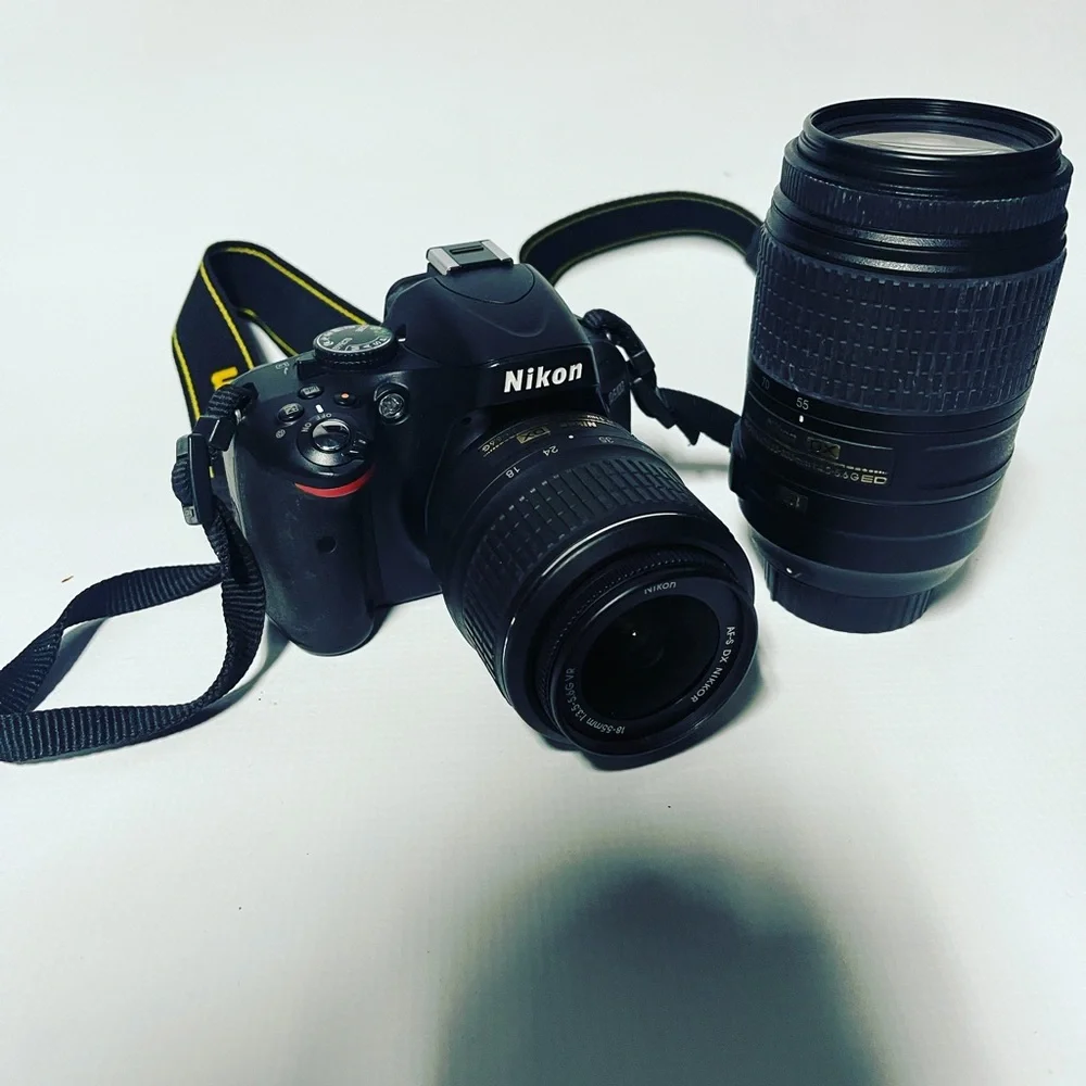 Nikon Camera with lens